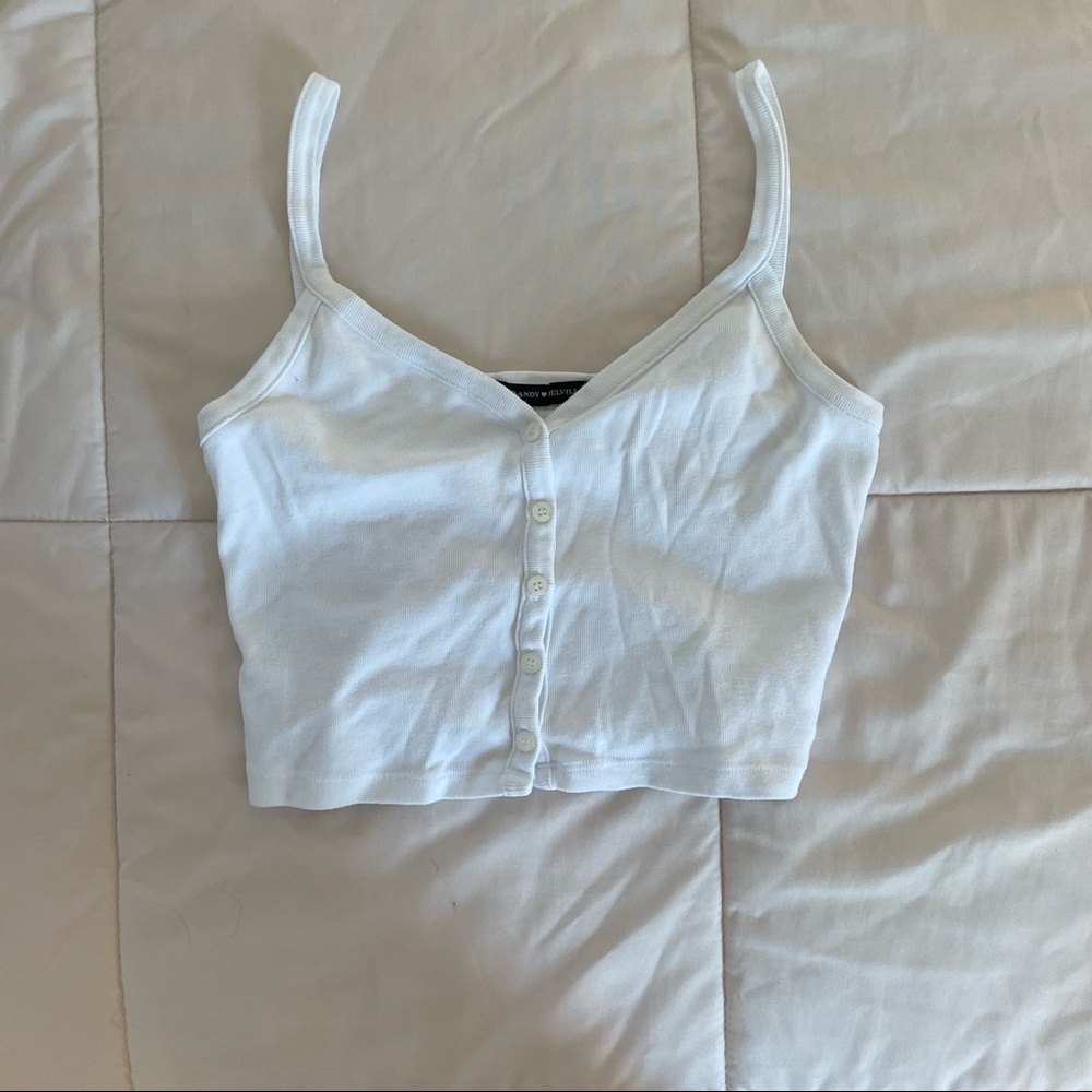 white brandy tank